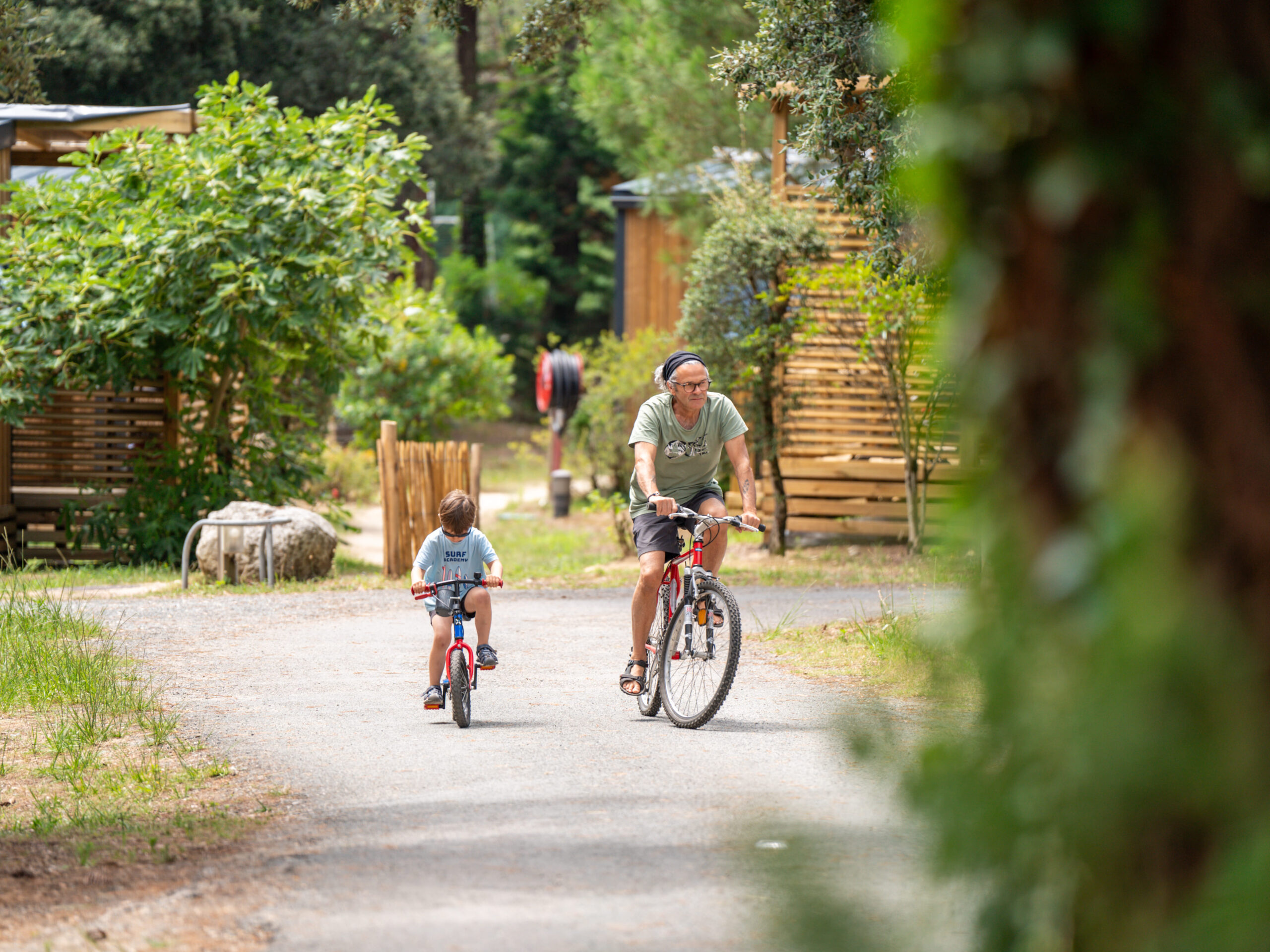 Camping Oléron famille vélo
