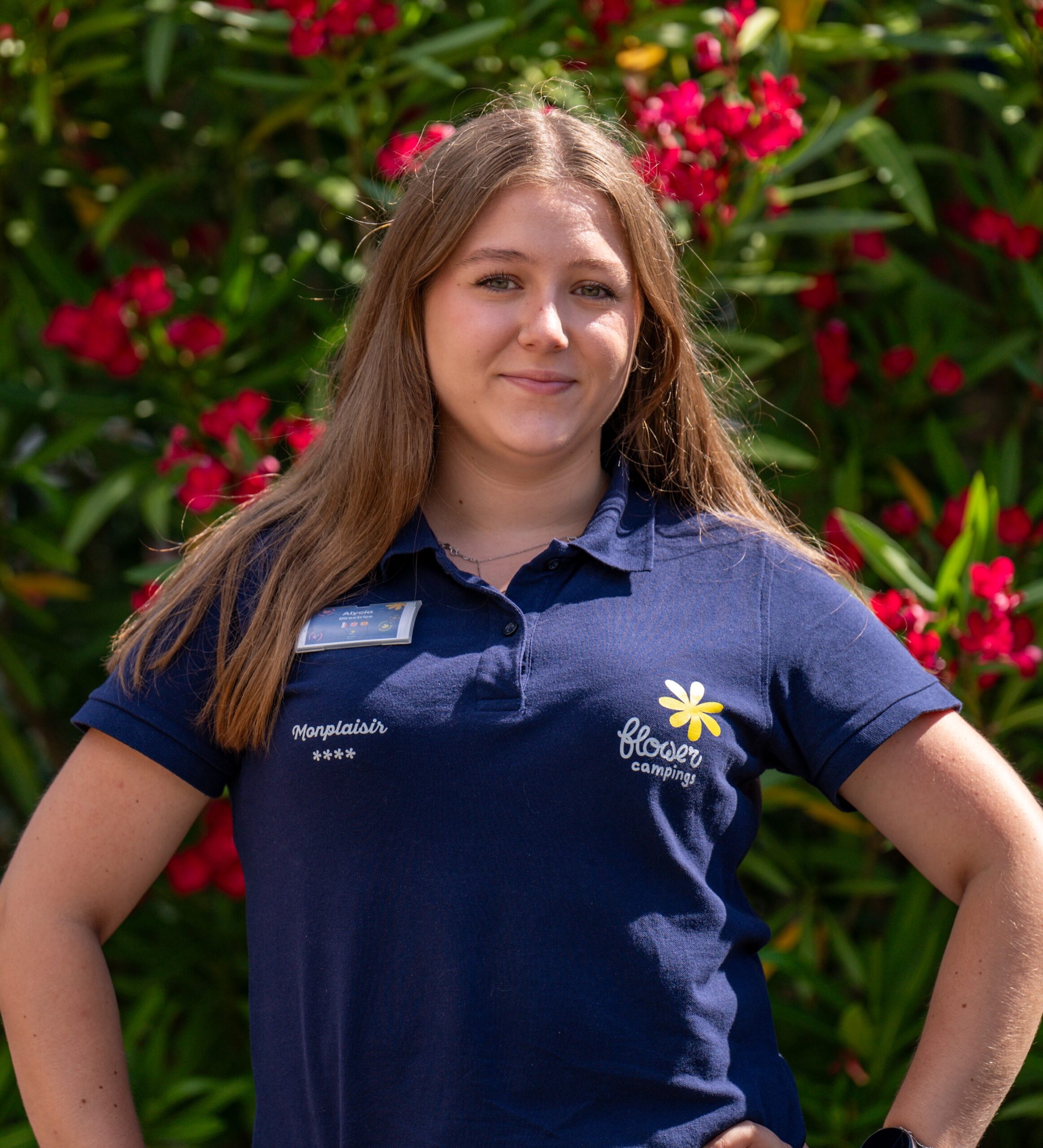 Portrait gérant camping flower monplaisir Alycia